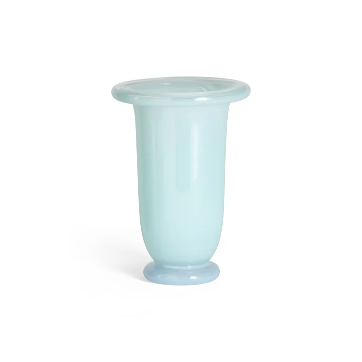 HAY - Empire Vase, medium, eisblau / hellblau