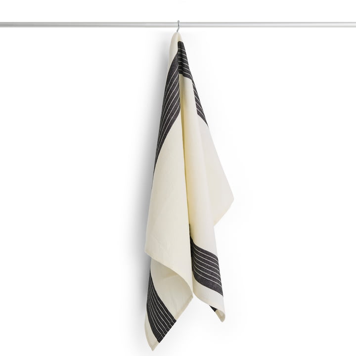 Hay - Linear Geschirrtuch, 80 x 52 cm, creme