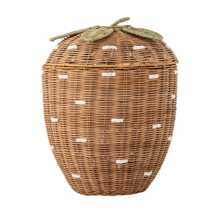 Bloomingville Mini - Pelino Aufbewahrungskorb, Ø 30 x 40 cm, Rattan