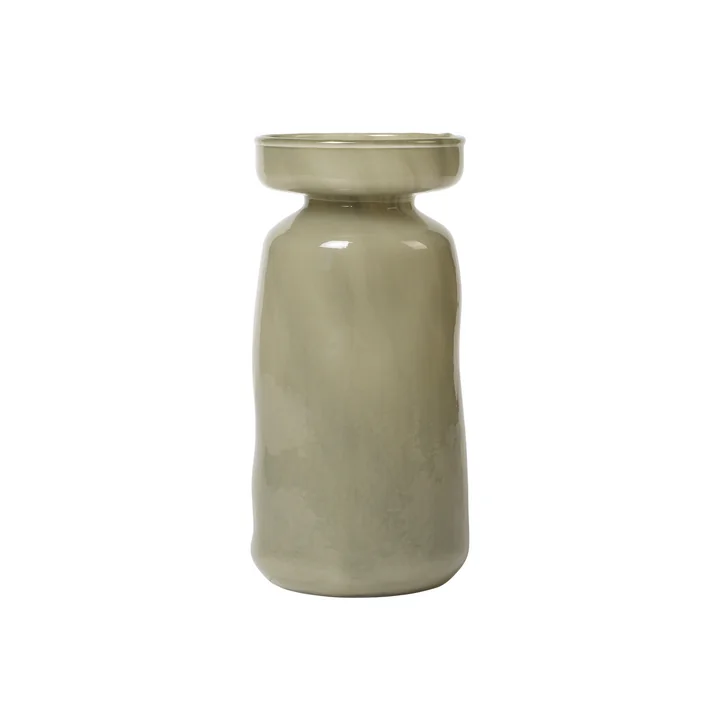 Broste Copenhagen - Solai Vase, Ø 10 x 19,5 cm, hellgrün
