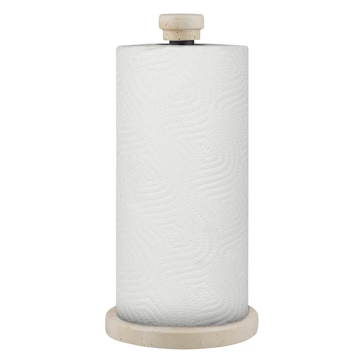 Mette Ditmer - Travertine Küchenrollenhalter, leinen