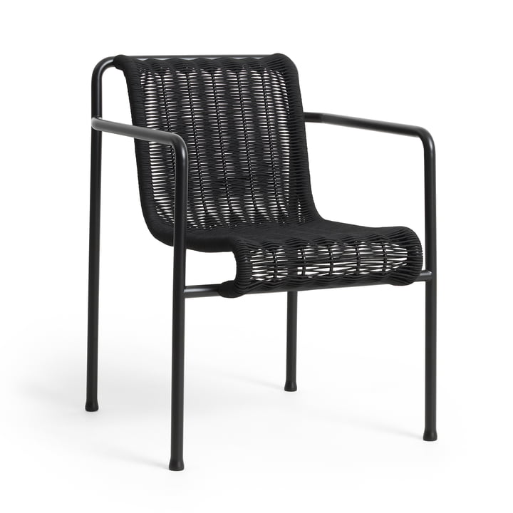HAY - Palissade Cord Dining Armchair, anthrazit