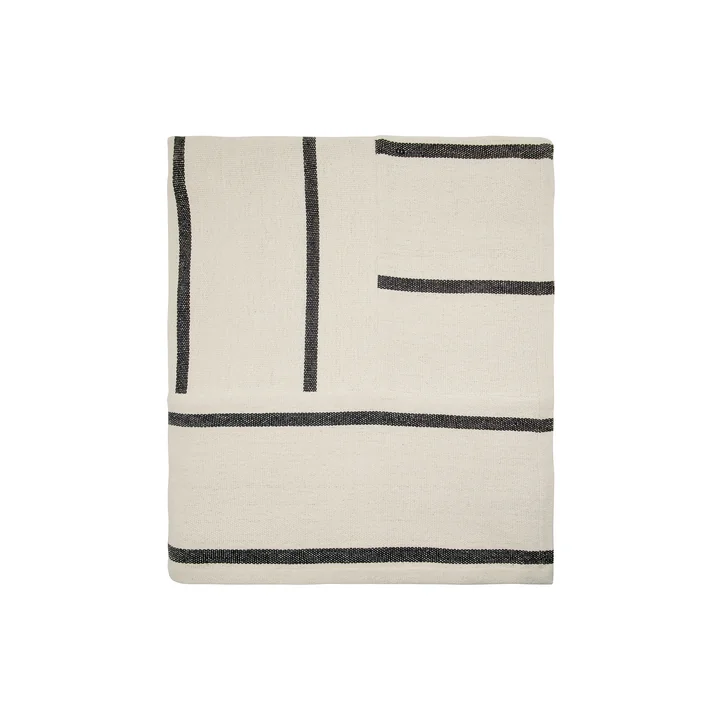 House Doctor - Nula Tagesdecke, 160 x 240 cm, dunkelbraun