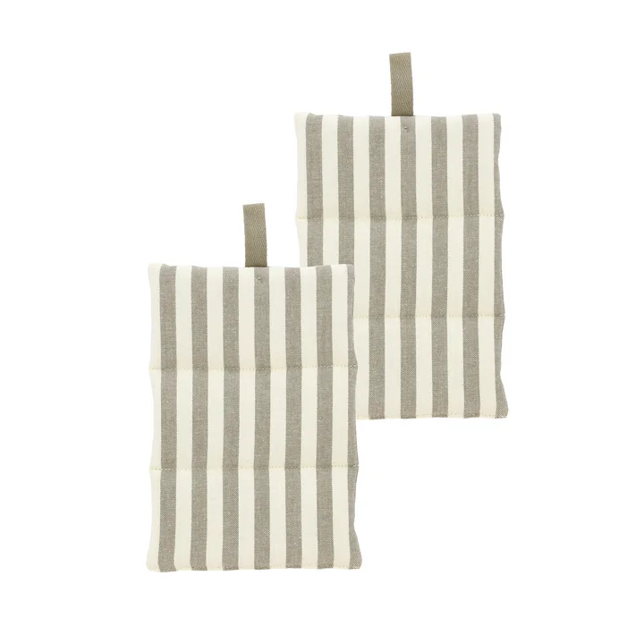 Södahl - Harmony Topflappen, 15 x 23 cm, taupe (2er-Set)