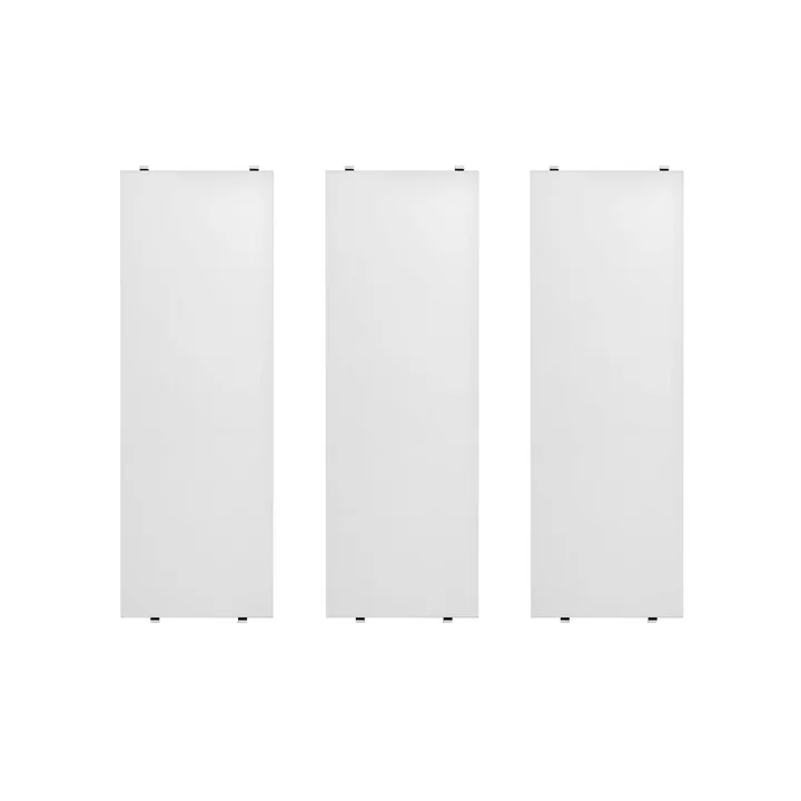 String - Regalboden 58 x 20 cm (3er-Pack), weiß lackiert