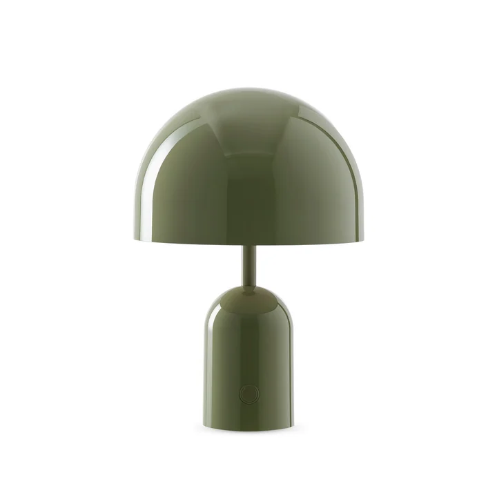 Tom Dixon - Bell LED Tischleuchte mit Akku, moosgrün