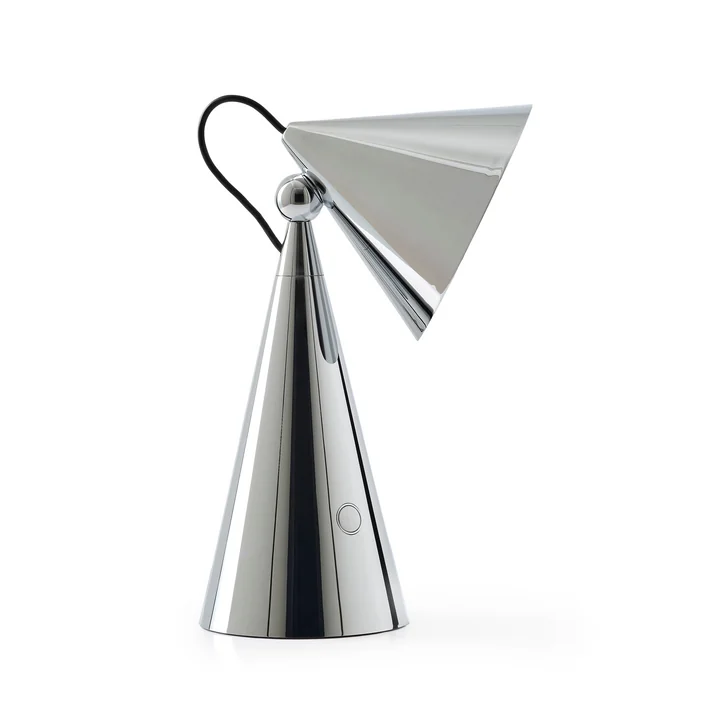 Tom Dixon - Pose LED Tischleuchte mit Akku, silber