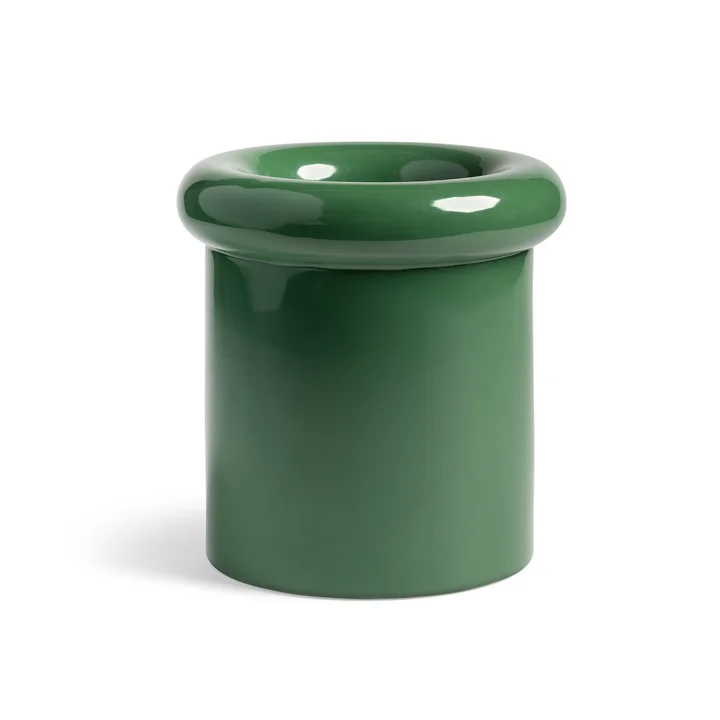 &klevering - Turban Vase 21,5 x Ø 20 cm, grün