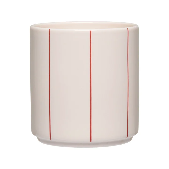 Pyjama Becher, 250 ml, rot von Design Letters