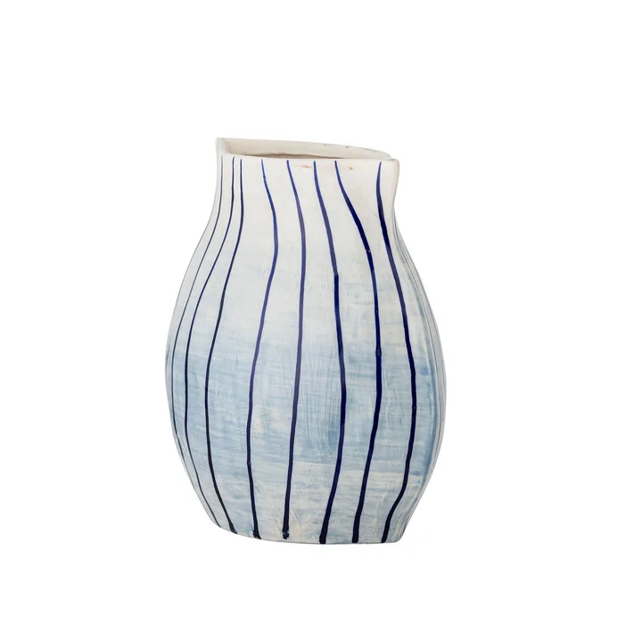 Bloomingville - Esra Vase, H 22 cm, blau