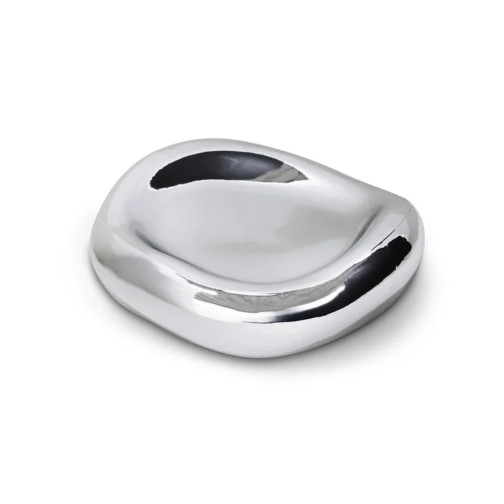 HKliving - Gleam Glas-Schale, Chrom