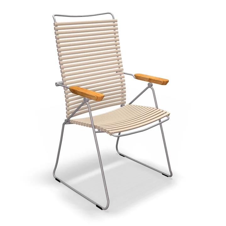 HOUE - CLICK Position Outdoor Armlehnstuhl, beige