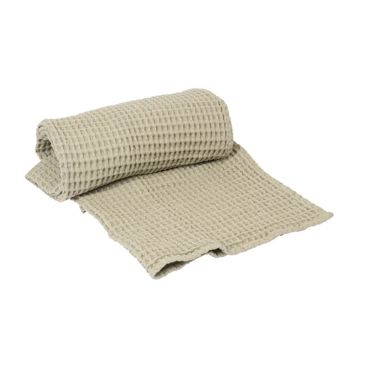 Ferm Living - Organic Badetuch, 70 x 140 cm, light celedon