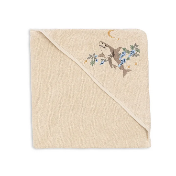 Konges Sløjd - Terry Kapuzenhandtuch, summer sand