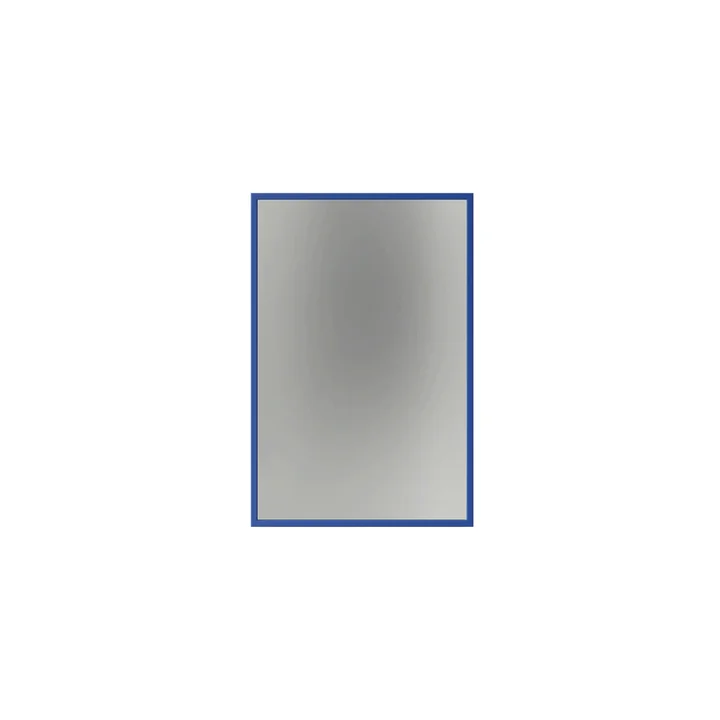 Nichba Design - Wandspiegel small, 75 x 50 cm, blau