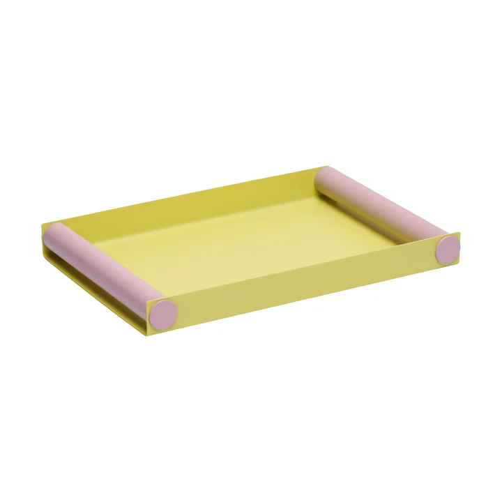Design Letters - Ray Tablett, medium, yellow / lavender