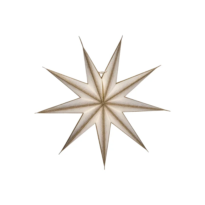 House Doctor - 9 Point Weihnachtsstern Ø 45 cm, off-white / champagner