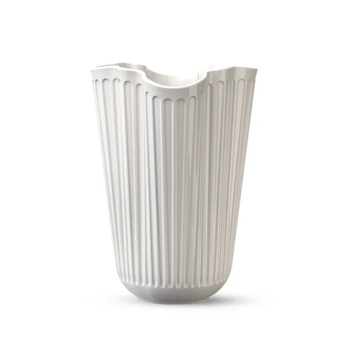 Kähler Design - Hammershøi Unfold Vase, H 20,5 cm, weiß
