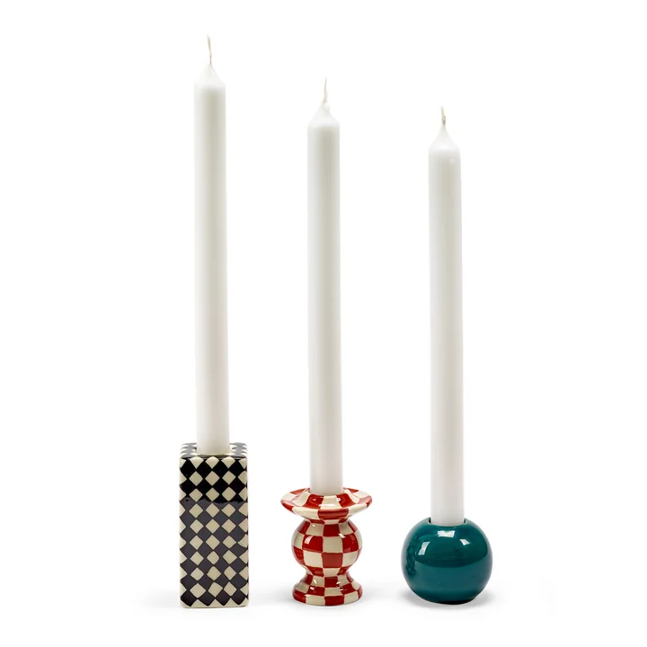Serax - Les Objets Mouleversants Kerzenhalter, mix (3er Set)