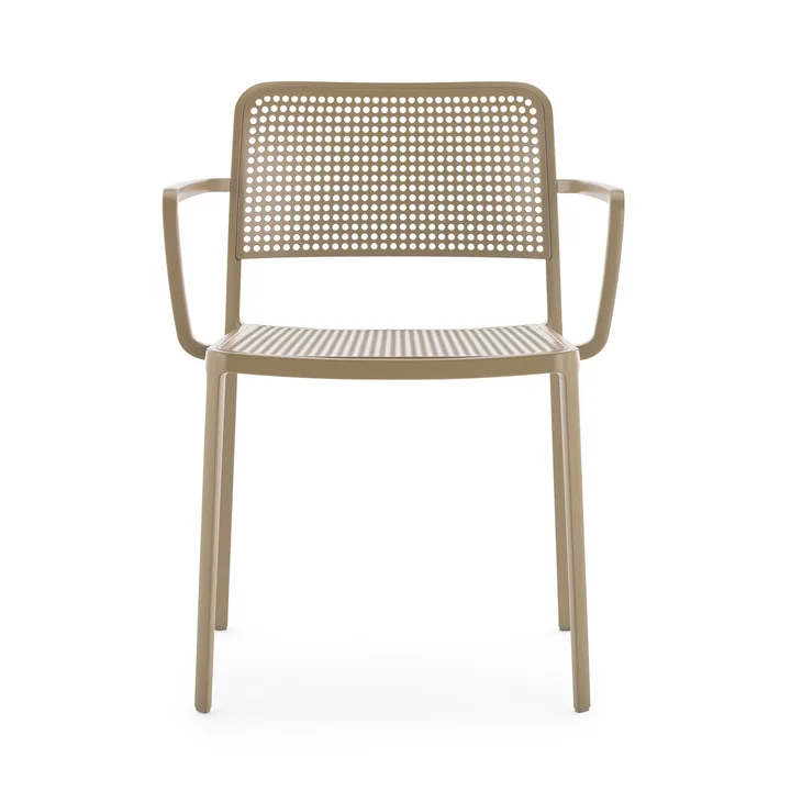 Kartell - Audrey Gartenarmlehnstuhl, beige