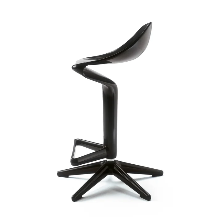 Kartell - Spoon Barhocker, schwarz