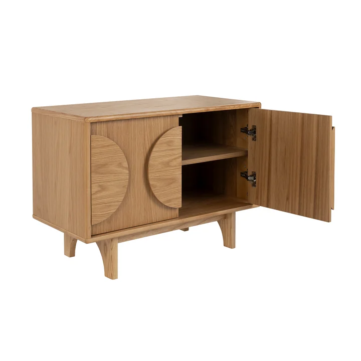 Zuiver - Groove Sideboard mit 2 Türen, Eiche