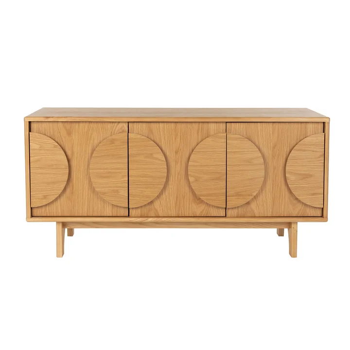 Zuiver - Groove Sideboard mit 3 Türen, Eiche