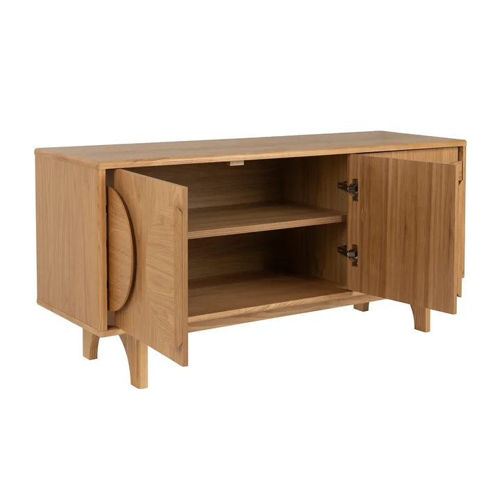 Zuiver - Groove Sideboard mit 3 Türen, Eiche