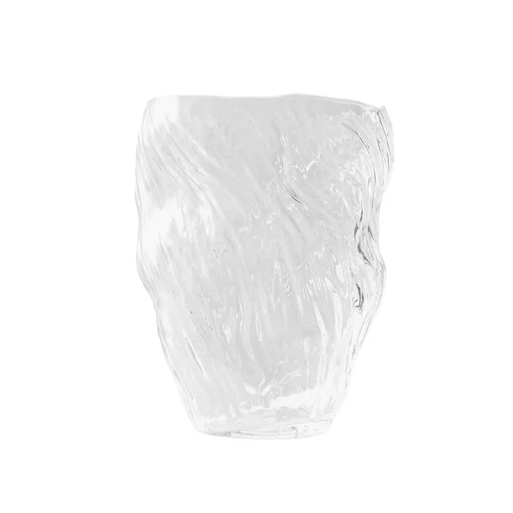 Muubs - Mud Vase, Ø 16 x H 25 cm, klar