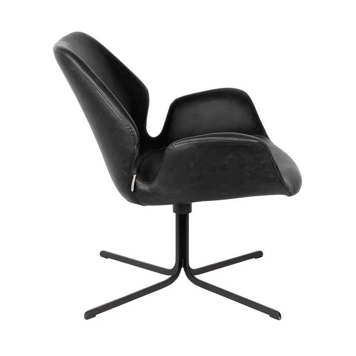 Zuiver - Nikki Lounge Chair, all black