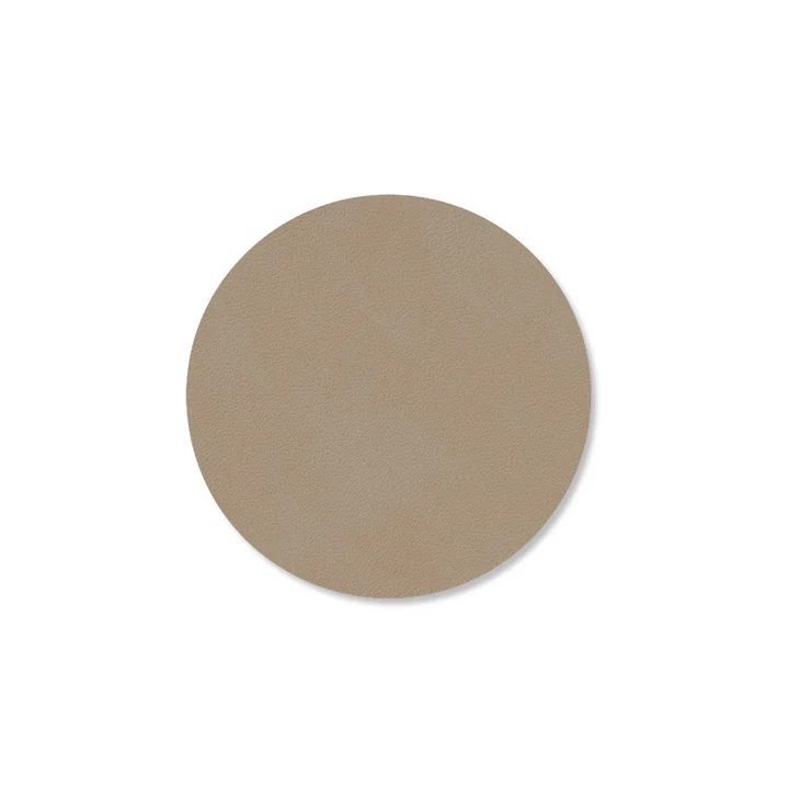 Lind DNA - Glasuntersetzer rund Ø 10 cm, Nupo clay brown