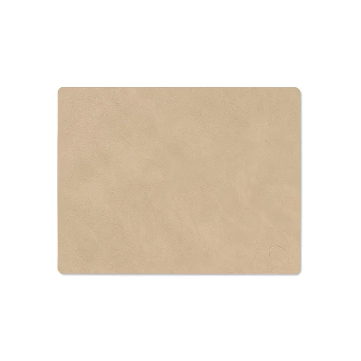 Tischset Square M, 34.5 x 26.5 cm, Nupo sand von Lind DNA