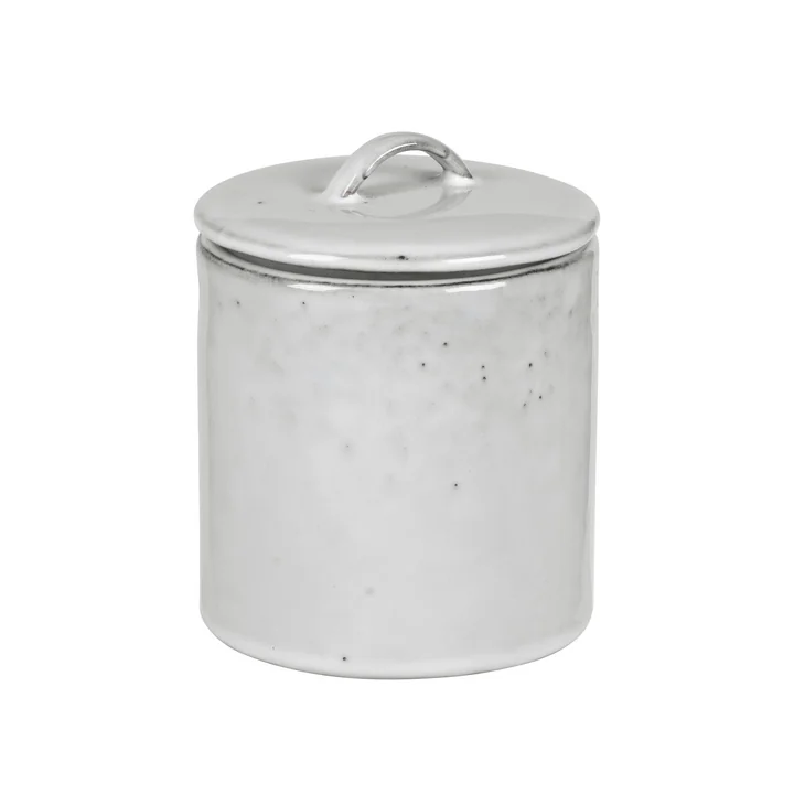 Broste Copenhagen - Nordic Sand Dose mit Deckel, 1 l, sand