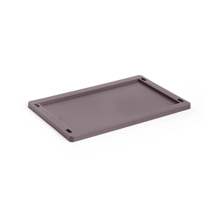 HAY - Colour Crate Deckel S, Kunststoff, bordeaux