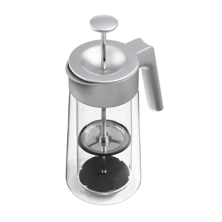 Jacob Jensen - Pressfilterkanne, 0,8 l, silber