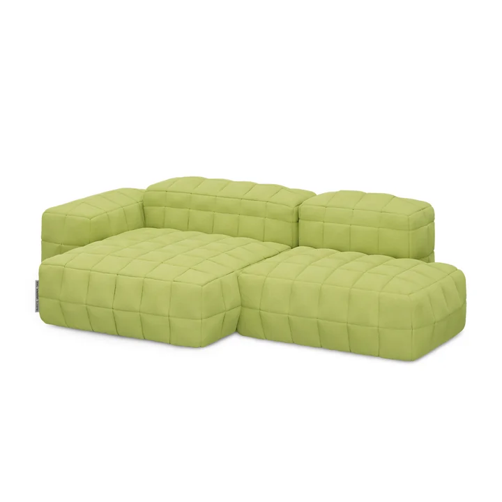 OUT Objekte unserer Tage - Henn Sofa 02, 245 x 140 cm, limette (Suunta 0402 by Kvadrat)