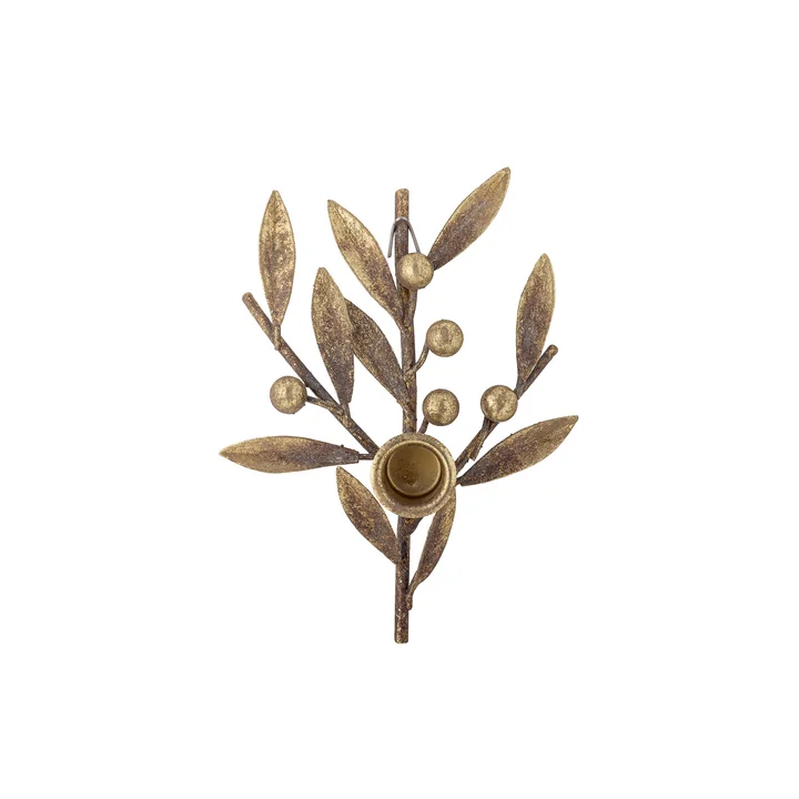 Bloomingville - Mirabel Kerzenständer, 18 x 5 x 13 cm, gold