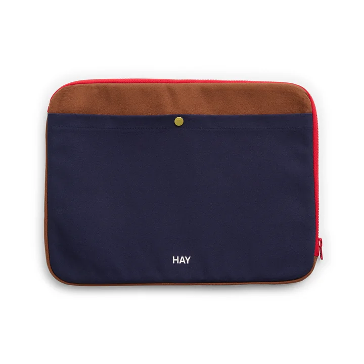 HAY - Multi Laptop Cover, 34,5 x 26 cm, midnight blue multi