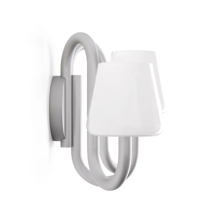 HAY - Apollo Wandleuchter, weiß opal glas