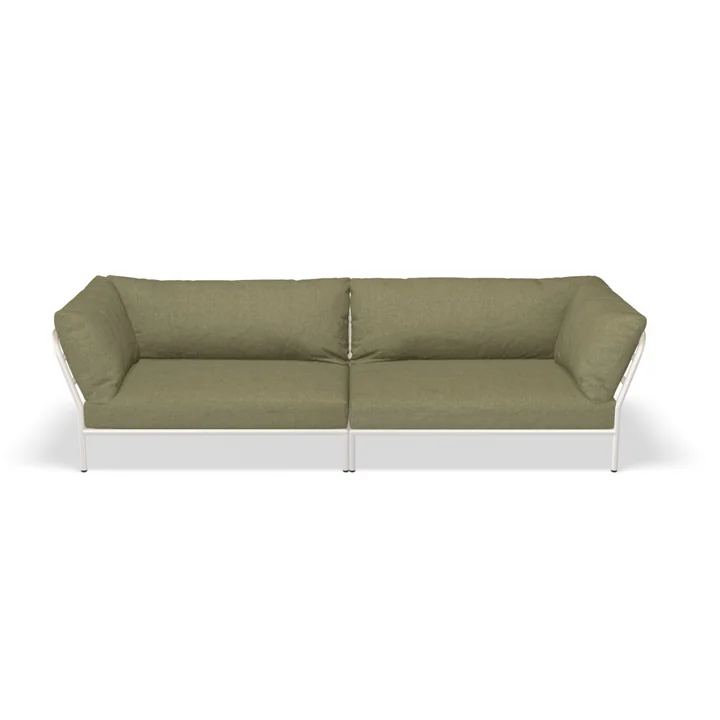 HOUE - Level 2 Loungeset 4, muted white / leaf