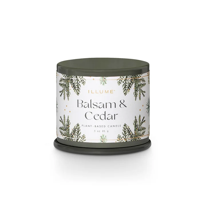 Bloomingville - ILLUME  Demi Vanity Tin Duftkerze, Balsam & Cedar