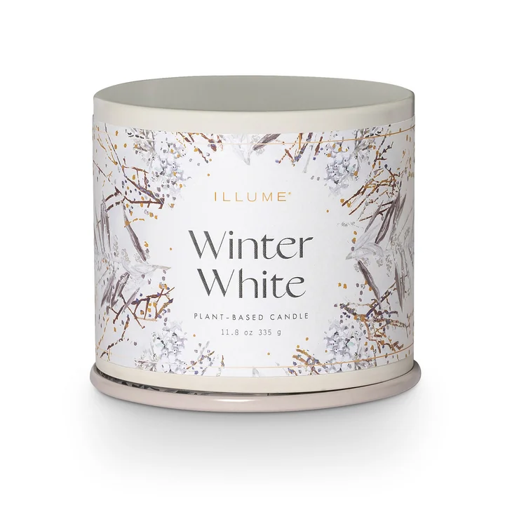Bloomingville - ILLUME Vanity Tin Duftkerze, Winter White