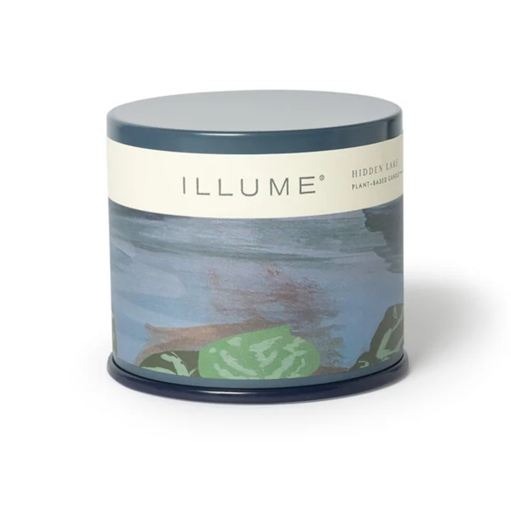 Bloomingville - ILLUME Vanity Tin Duftkerze, Hidden Lake