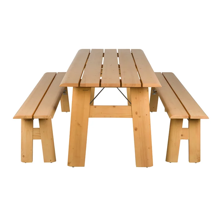 Zuiver - Avenue Garten-Set, natur (3-tlg.)