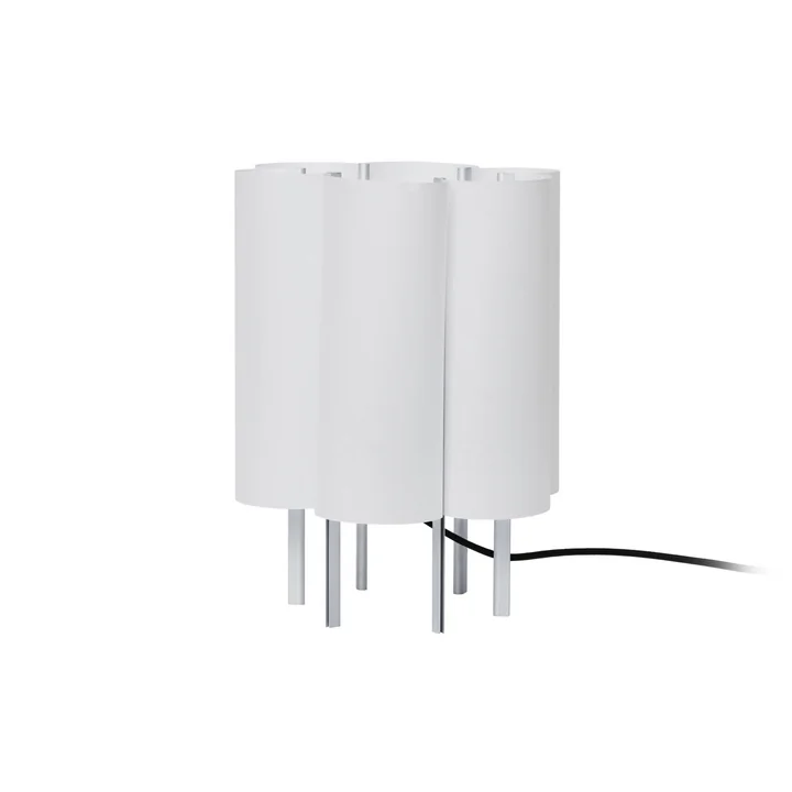 Ferm Living - Boe Tischleuchte, H 28 cm, silber / natur