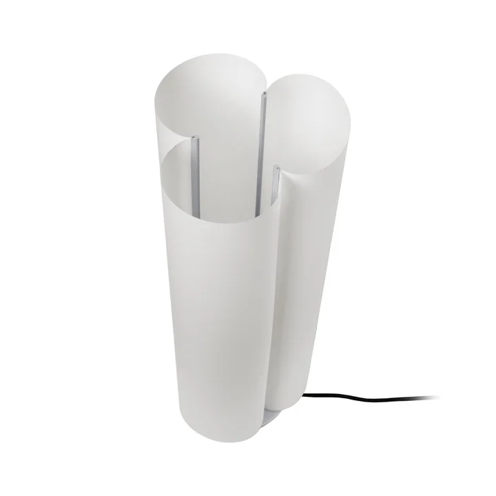 Ferm Living - Boe Stehleuchte, H 80 cm, silber / natur