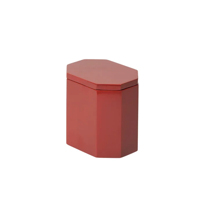 Ferm Living - Nova Aufbewahrungsbox, 10 x 7,5 cm, picante red