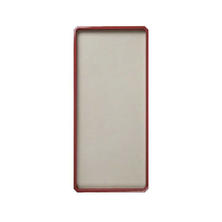 Ferm Living - Nova Pinnwand, 45 x 100 cm, picante red