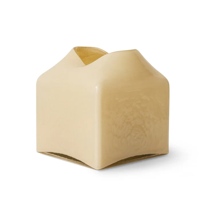 HKliving - Forma Glasvase, cream