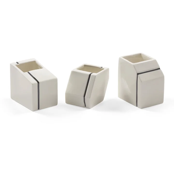 Serax - Silos Vase, mini, weiß (3er-Set)